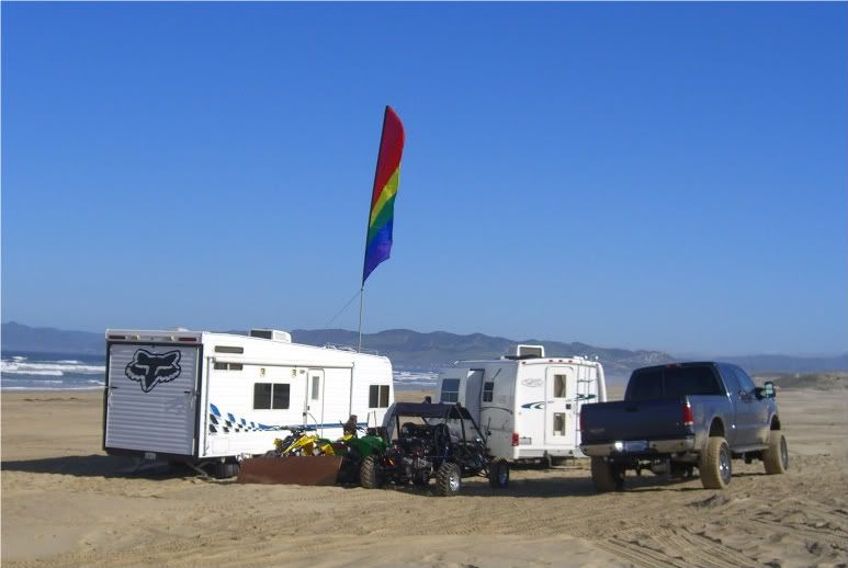 Open Roads Forum Toy Haulers Flag poles